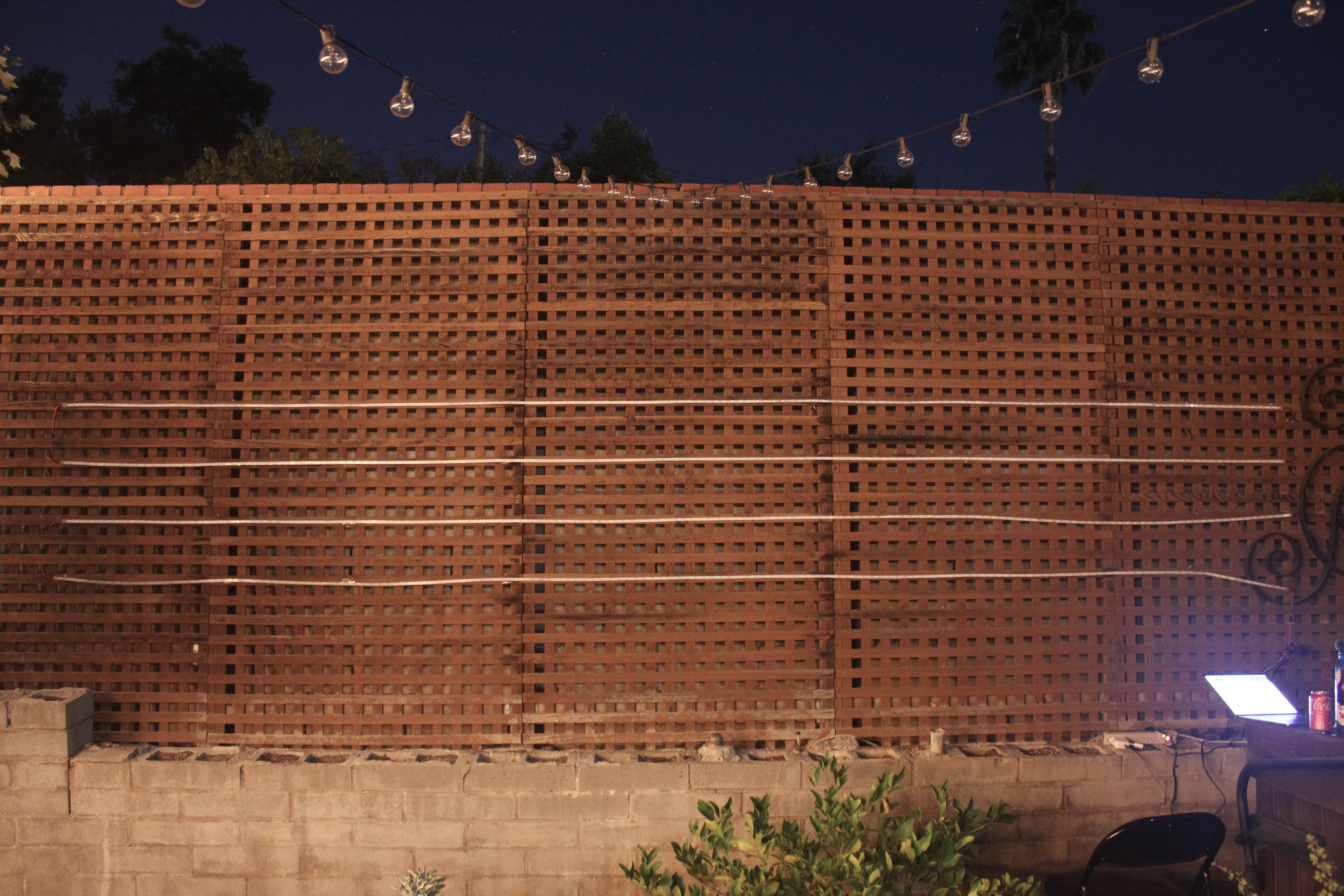 LED wall progress photo